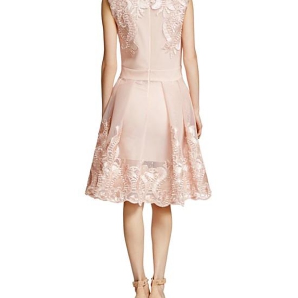 Maje Women's Pink Reason Honeycomb Knit Dress - Picture 2 of 8